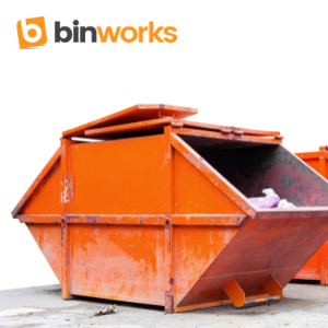 orange dumpster bin rentals